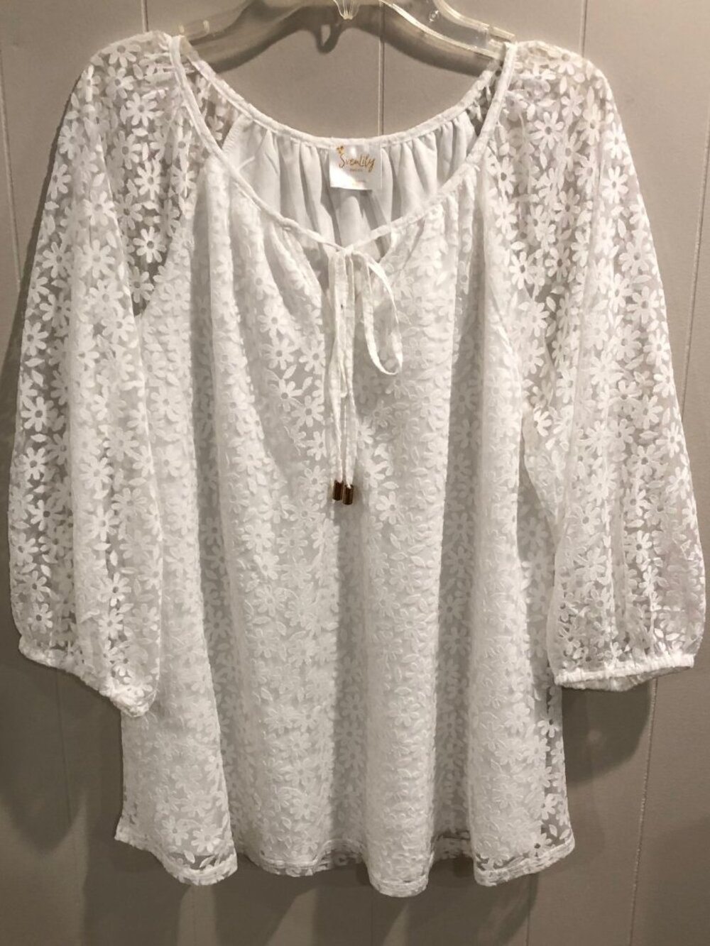 Siren Lily Daisy Top, Size Petite XL